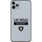 NFL Las Vegas Raiders Silver Performance Series iPhone 11 Pro Max Skin