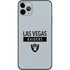 NFL Las Vegas Raiders Silver Performance Series iPhone 11 Pro Max Skin