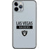 NFL Las Vegas Raiders Silver Performance Series iPhone 11 Pro Skin
