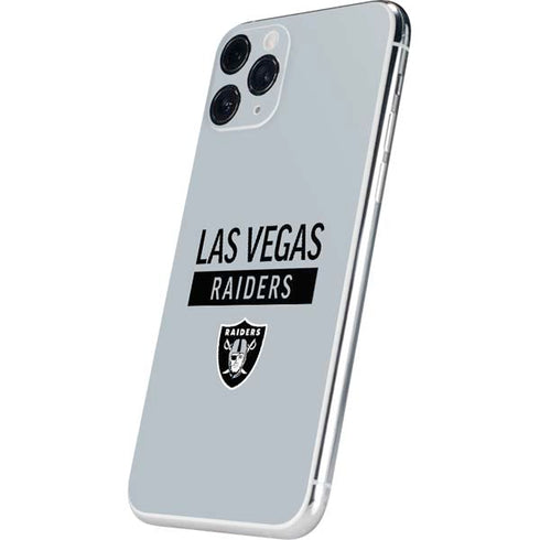NFL Las Vegas Raiders Silver Performance Series iPhone 11 Pro Skin