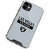NFL Las Vegas Raiders Silver Performance Series iPhone 12 Clear Case