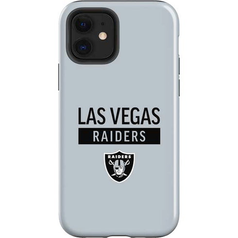 NFL Las Vegas Raiders Silver Performance Series iPhone 12 Impact Case