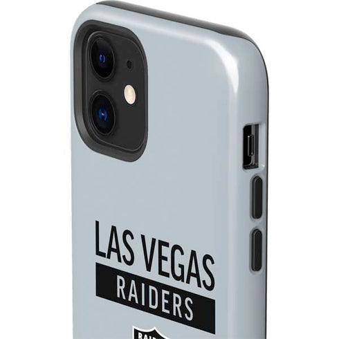 NFL Las Vegas Raiders Silver Performance Series iPhone 12 Impact Case