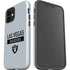 NFL Las Vegas Raiders Silver Performance Series iPhone 12 Impact Case
