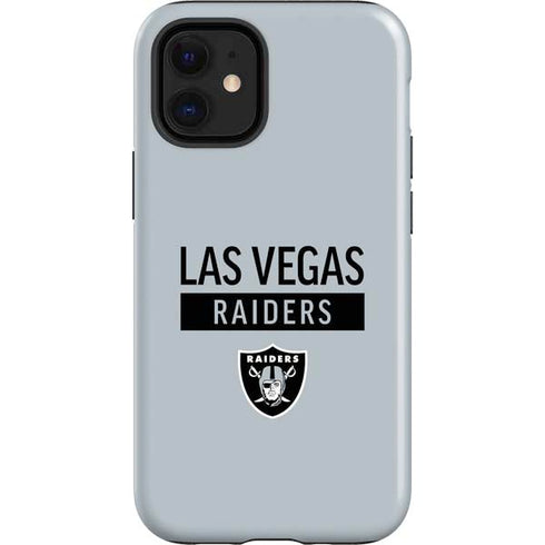 NFL Las Vegas Raiders Silver Performance Series iPhone 12 Mini Impact Case
