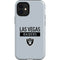 NFL Las Vegas Raiders Silver Performance Series iPhone 12 Mini Impact Case