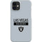NFL Las Vegas Raiders Silver Performance Series iPhone 12 Mini Lite Case