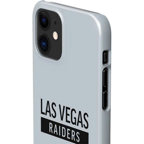 NFL Las Vegas Raiders Silver Performance Series iPhone 12 Mini Lite Case