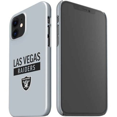 NFL Las Vegas Raiders Silver Performance Series iPhone 12 Mini Lite Case
