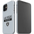 NFL Las Vegas Raiders Silver Performance Series iPhone 12 Mini Lite Case