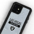 NFL Las Vegas Raiders Silver Performance Series iPhone 12 Mini Waterproof Case
