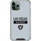NFL Las Vegas Raiders Silver Performance Series iPhone 12 Pro Clear Case