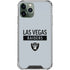 NFL Las Vegas Raiders Silver Performance Series iPhone 12 Pro Clear Case