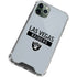 NFL Las Vegas Raiders Silver Performance Series iPhone 12 Pro Clear Case