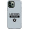 NFL Las Vegas Raiders Silver Performance Series iPhone 12 Pro Impact Case