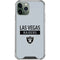 NFL Las Vegas Raiders Silver Performance Series iPhone 12 Pro Max Clear Case