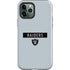 NFL Las Vegas Raiders Silver Performance Series iPhone 12 Pro Max Impact Case