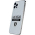 NFL Las Vegas Raiders Silver Performance Series iPhone 12 Pro Max Skin