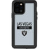 NFL Las Vegas Raiders Silver Performance Series iPhone 12 Pro Waterproof Case