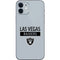 NFL Las Vegas Raiders Silver Performance Series iPhone 12 Skin