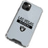 NFL Las Vegas Raiders Silver Performance Series iPhone 13 Mini Clear Case