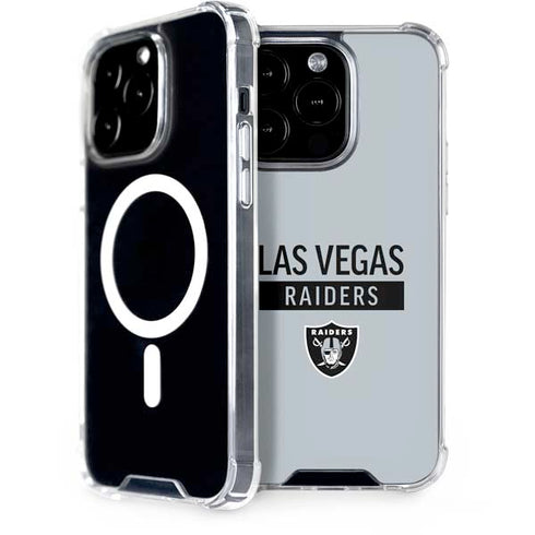 NFL Las Vegas Raiders Silver Performance Series iPhone 13 Pro MagSafe Case