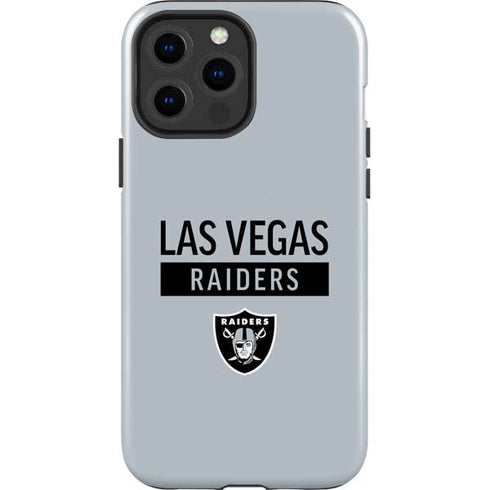 NFL Las Vegas Raiders Silver Performance Series iPhone 13 Pro Max Impact Case