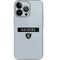 NFL Las Vegas Raiders Silver Performance Series iPhone 13 Pro Skin