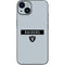 NFL Las Vegas Raiders Silver Performance Series iPhone 13 Skin