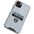 NFL Las Vegas Raiders Silver Performance Series iPhone 14 Clear Case