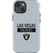 NFL Las Vegas Raiders Silver Performance Series iPhone 14 Impact Case