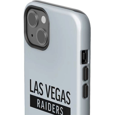 NFL Las Vegas Raiders Silver Performance Series iPhone 15 Impact Case