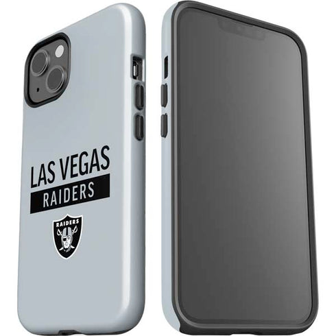 NFL Las Vegas Raiders Silver Performance Series iPhone 15 Impact Case