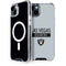 NFL Las Vegas Raiders Silver Performance Series iPhone 15 MagSafe Case