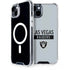 NFL Las Vegas Raiders Silver Performance Series iPhone 15 MagSafe Case