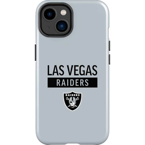 NFL Las Vegas Raiders Silver Performance Series iPhone 14 Plus Impact Case