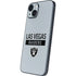 NFL Las Vegas Raiders Silver Performance Series iPhone 15 Plus Skin