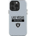 NFL Las Vegas Raiders Silver Performance Series iPhone 15 Pro Impact Case