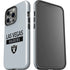 NFL Las Vegas Raiders Silver Performance Series iPhone 15 Pro Impact Case