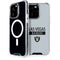NFL Las Vegas Raiders Silver Performance Series iPhone 15 Pro MagSafe Case