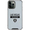 NFL Las Vegas Raiders Silver Performance Series iPhone 14 Pro Max Clear Case