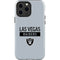 NFL Las Vegas Raiders Silver Performance Series iPhone 15 Pro Max Impact Case
