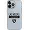 NFL Las Vegas Raiders Silver Performance Series iPhone 14 Pro Skin