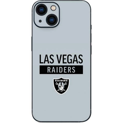 NFL Las Vegas Raiders Silver Performance Series iPhone 14 Skin