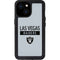 NFL Las Vegas Raiders Silver Performance Series iPhone 15 Waterproof Case