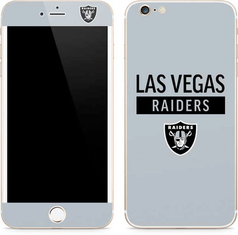 NFL Las Vegas Raiders Silver Performance Series iPhone 6/6s Plus Skin