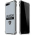 NFL Las Vegas Raiders Silver Performance Series iPhone 7/8 Plus Clear Case