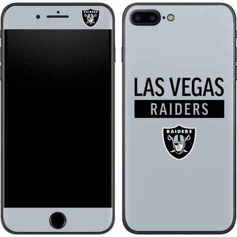 NFL Las Vegas Raiders Silver Performance Series iPhone 7 Plus Skin