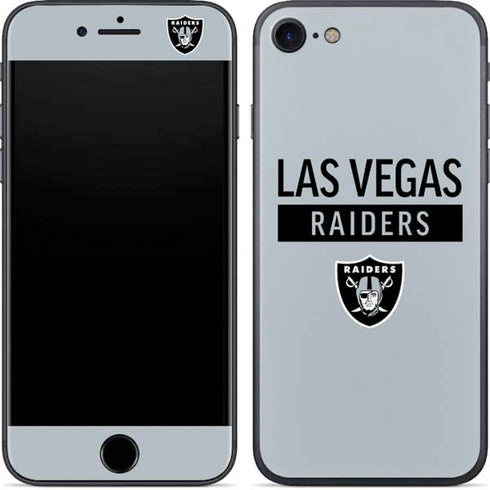 NFL Las Vegas Raiders Silver Performance Series iPhone 7 Skin