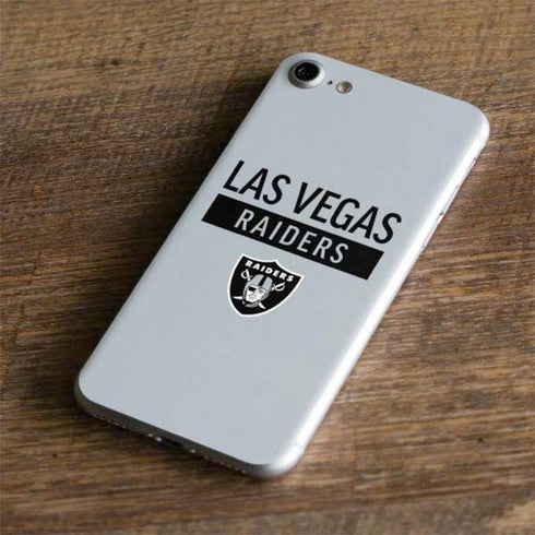 NFL Las Vegas Raiders Silver Performance Series iPhone 7 Skin